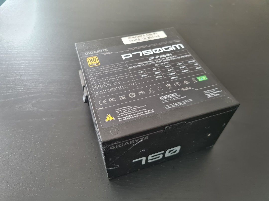 DEFECTIVE Gigabyte P750GM 80plus Gold, Computers & Tech, Parts