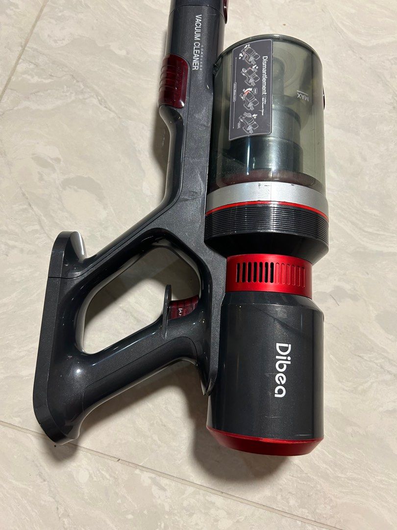 Dibea F20 Max Flagship Product Lightweight Cordless Stick Vacuum Cleaner,Red, TV & Home