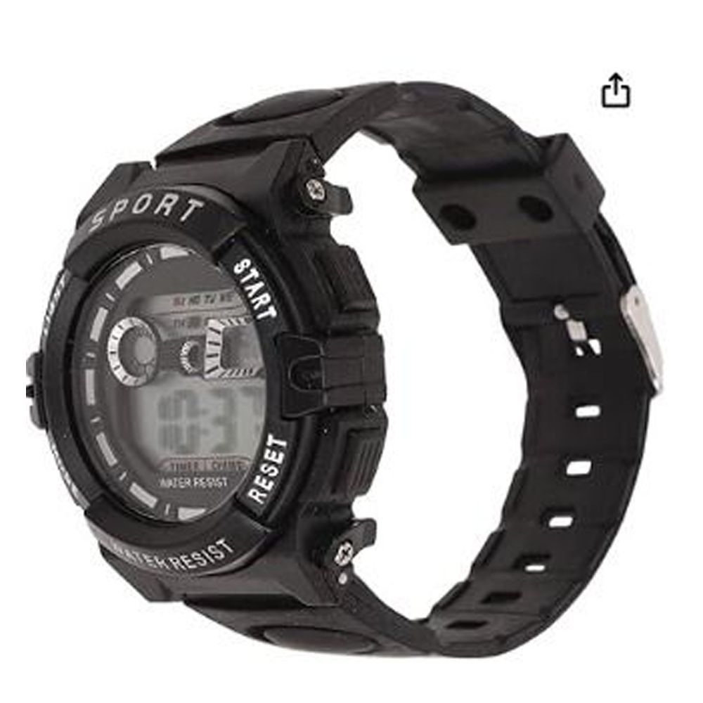Men's digital watch large display online