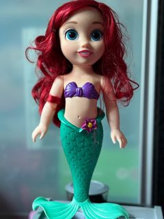 Disney princess bathtime ariel little mermaid doll sales