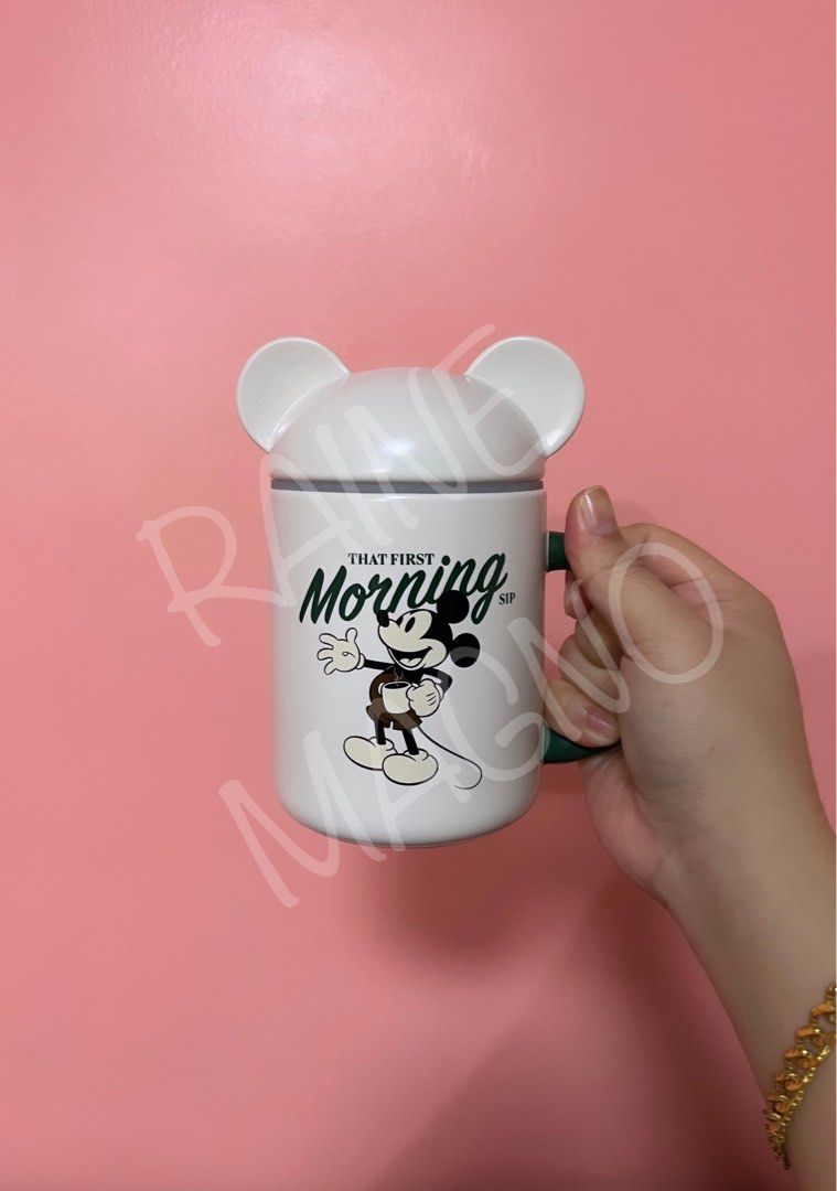 DISNEY X STARBUCKS MUG MICKEY 12oz (Category: Coffee & Tea Tableware) located in Cainta. Submitted by thegreatcelty (Listing ID 1280247162, Image 1). Description: Ceramic Mickey Mouse Mug with Lid Brand New With Tag (BNWT) SKU still intact With box ₱2,350.00 Shipping fee at buyer’s expense.