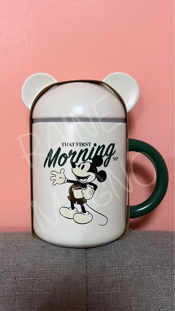 DISNEY X STARBUCKS MUG MICKEY 12oz (Category: Coffee & Tea Tableware) located in Cainta. Submitted by thegreatcelty (Listing ID 1280247162, Image 3). Description: Ceramic Mickey Mouse Mug with Lid Brand New With Tag (BNWT) SKU still intact With box ₱2,350.00 Shipping fee at buyer’s expense.