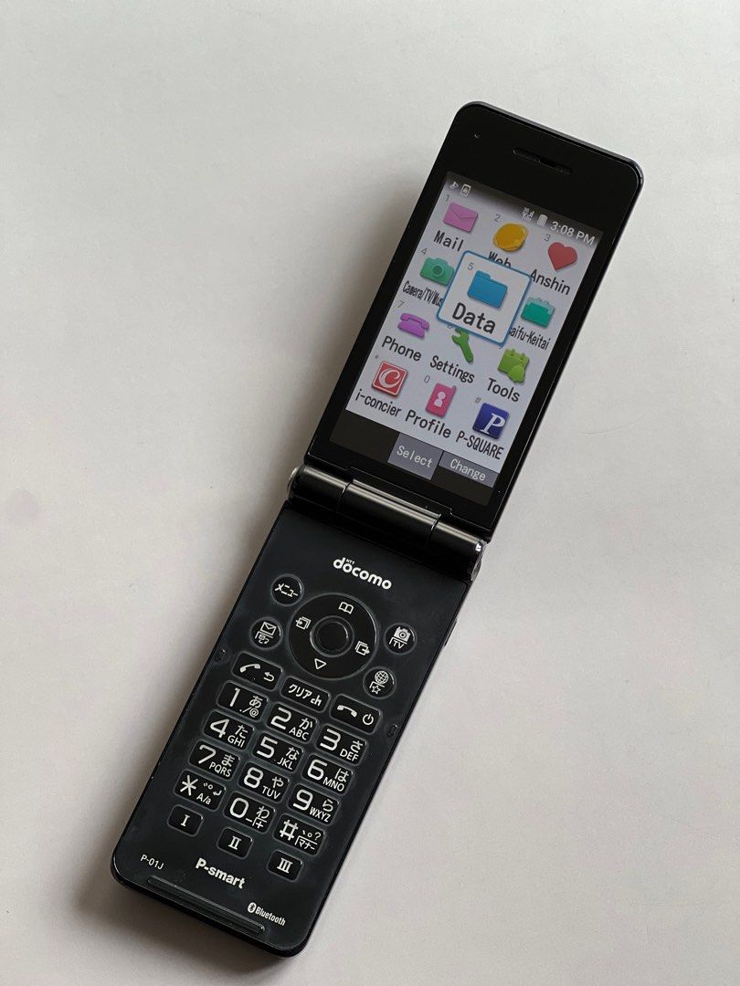 P-01J docomo ガラホパナソニック P-smart ケータイ P-01J [ブラック