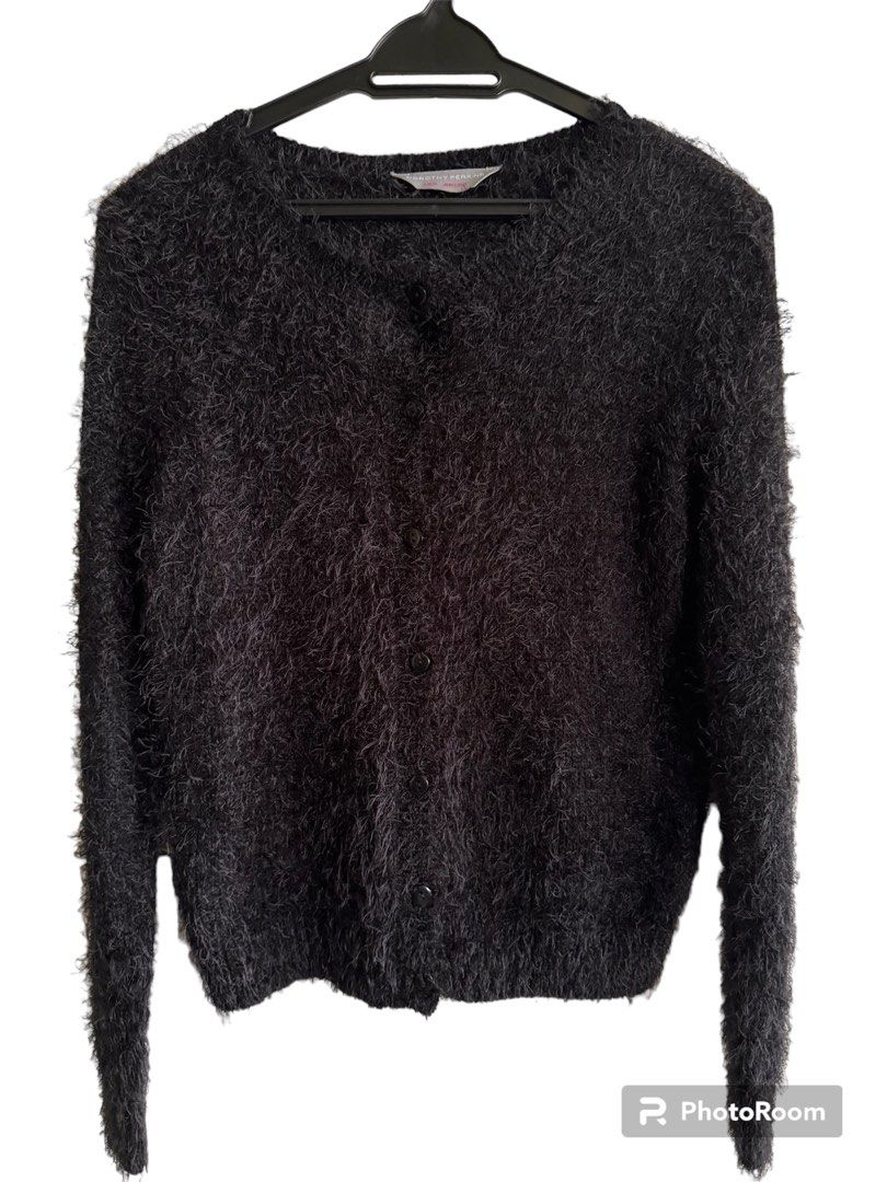 Dorothy Perkins Fluffy Sweater Cardigans Women s Fashion Coats