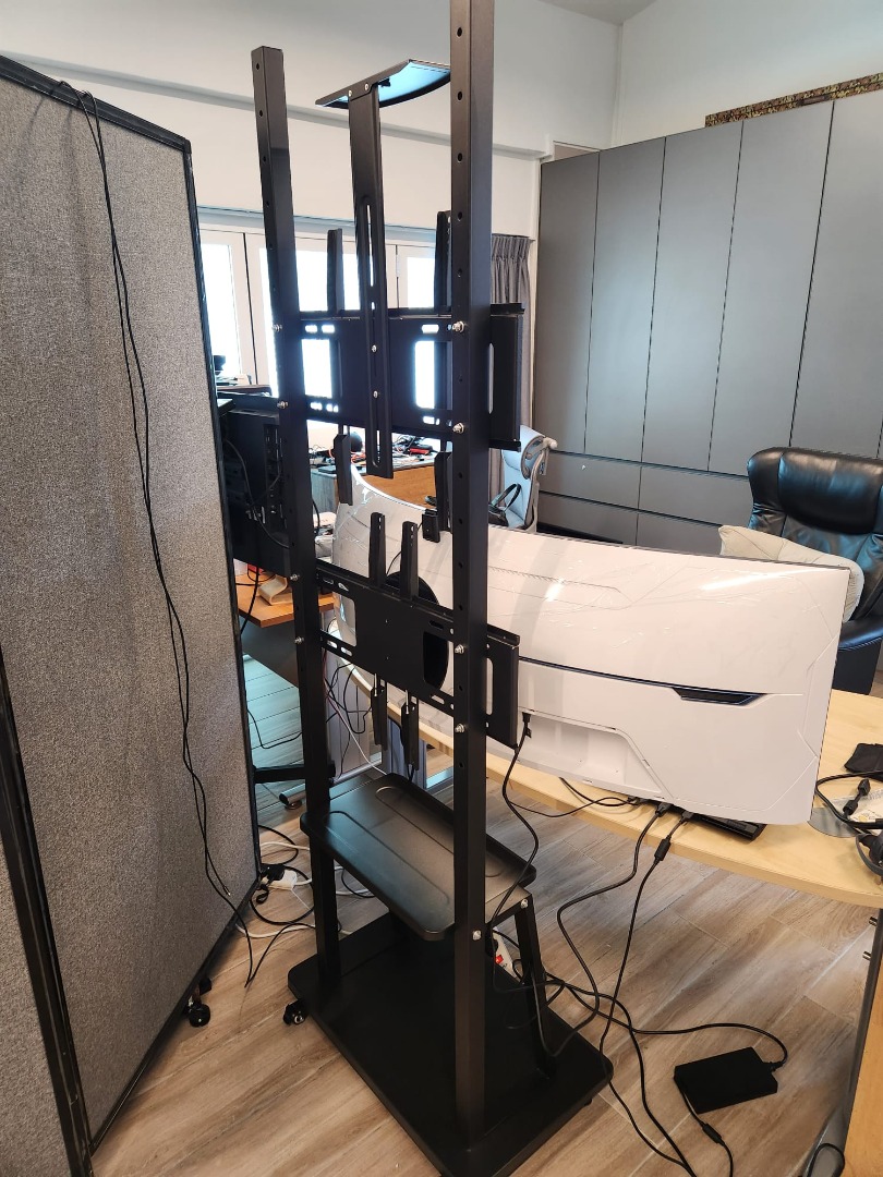 dual Highest TV stand monitor JAMBOARD display vertical or horizontal