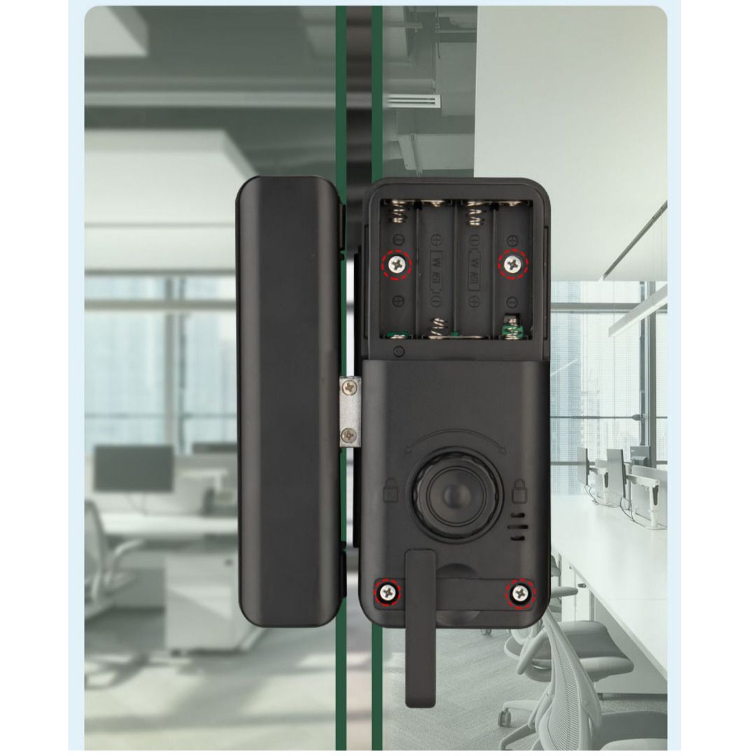 Electronic Digital Smart Lock for Glass Door (Model A10), Furniture ...