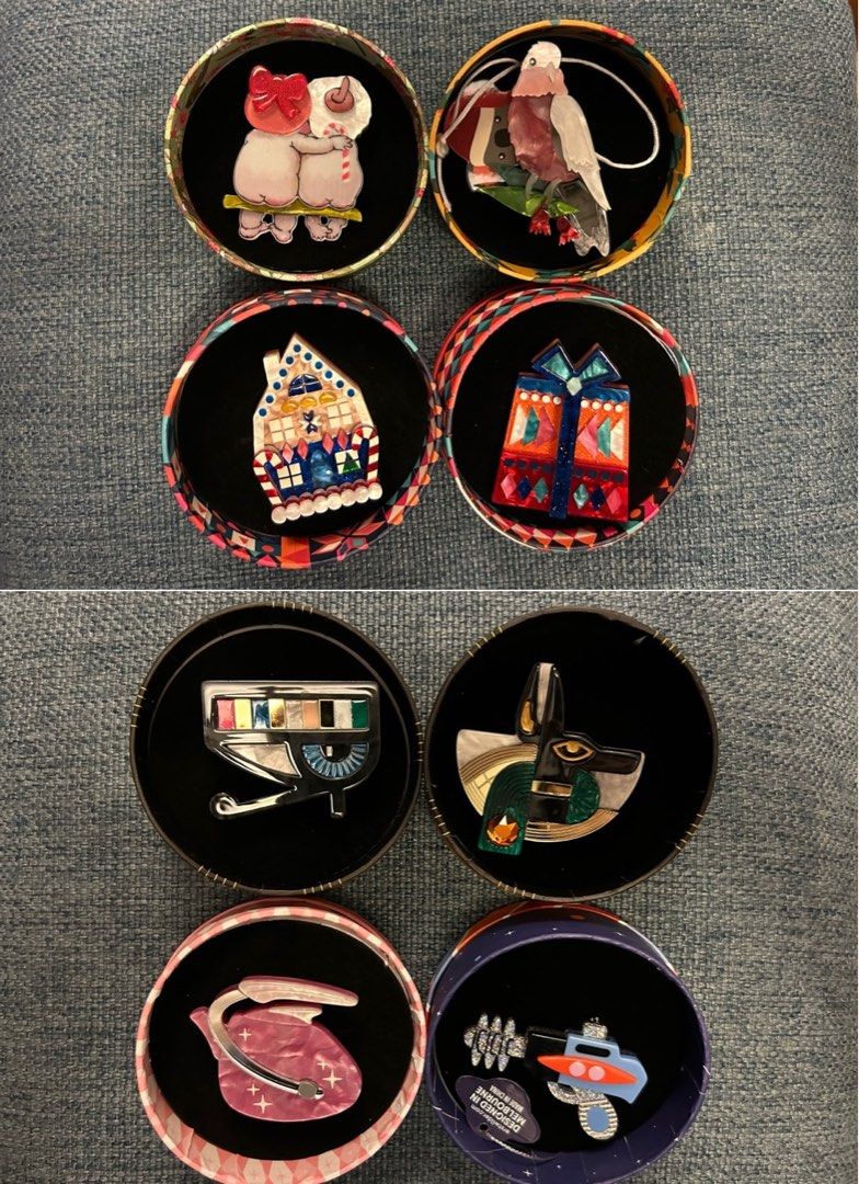 Erstwilder Australia Resin Accessories Brooches, Women's Fashion