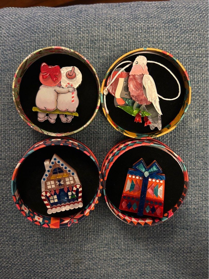 Erstwilder Australia Resin Accessories Brooches, Women's Fashion