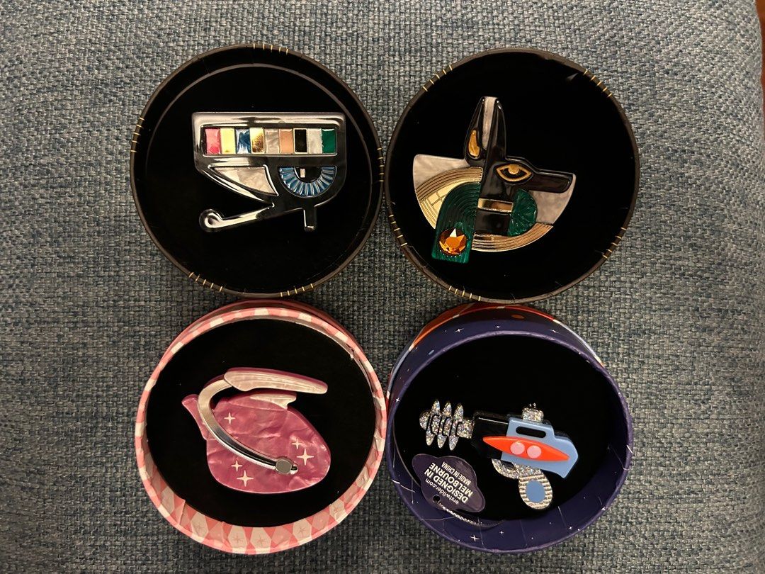 Erstwilder Australia Resin Accessories Brooches, Women's Fashion