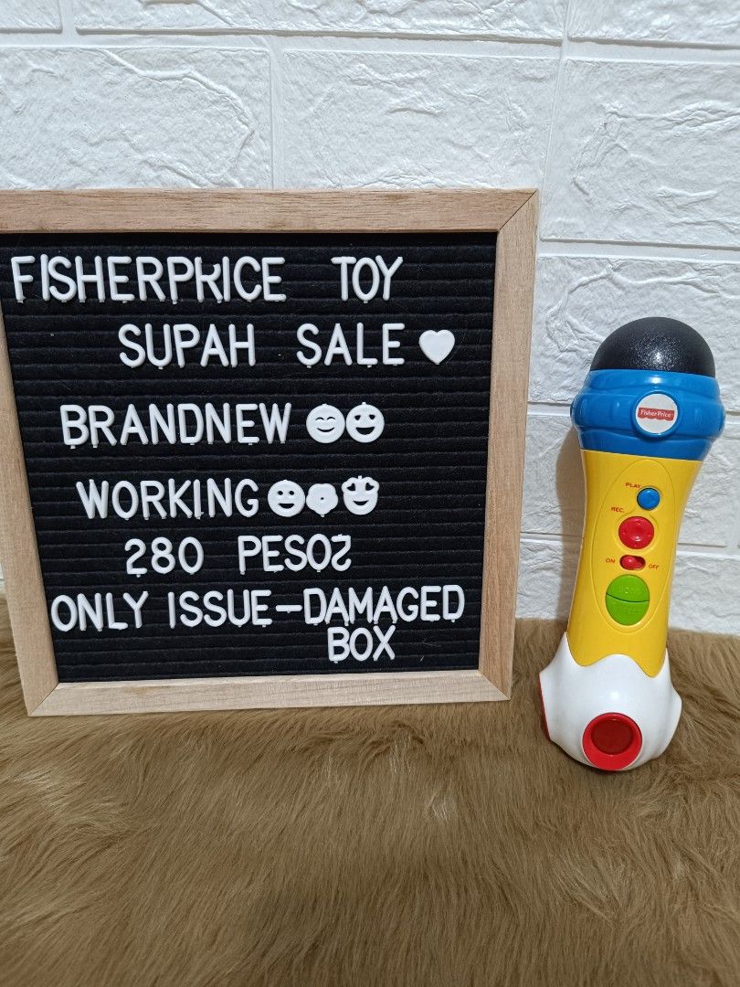 Fisherprice Music Rappin Recording Mic