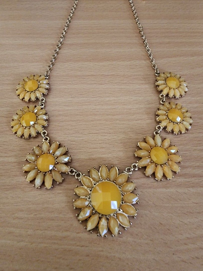 Yellow necklace forever 21 on sale