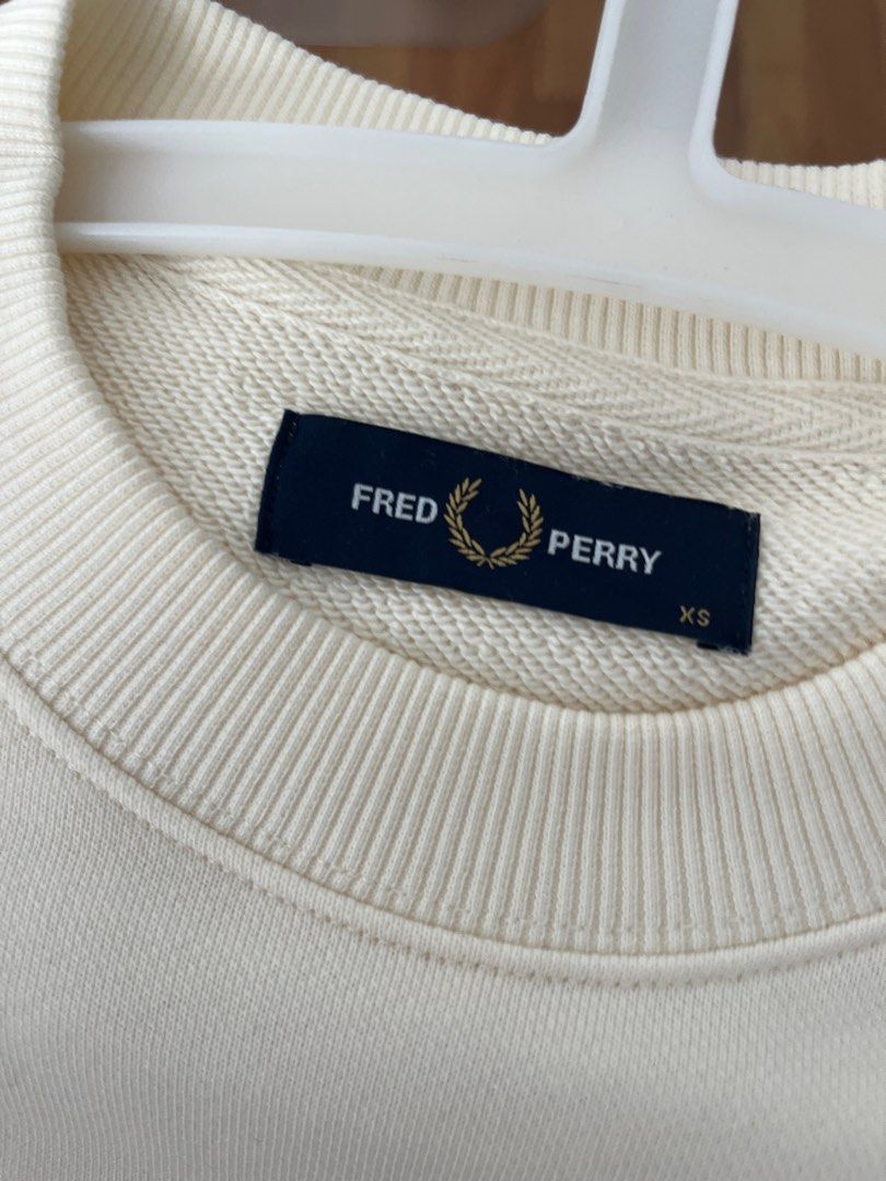 Fred Perry off white sweater