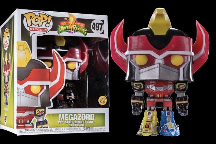 Funko Pop Television Power Rangers Megazord 6 Super Sized Glow in the Dark 497