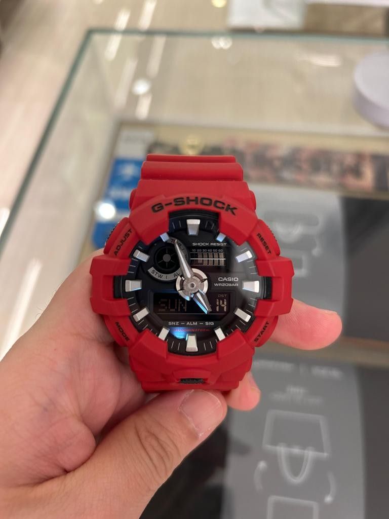 G shock ga700 red hotsell