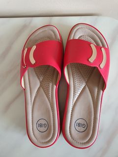 Red outlet cheap sandals