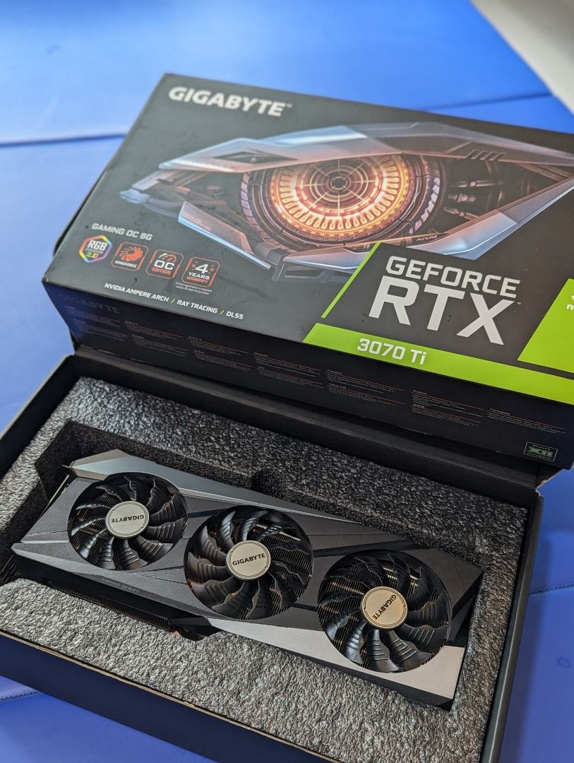 GIGABYTE GeForce RTX 3070 Ti GAMING OC 8G, Computers & Tech, Parts ...