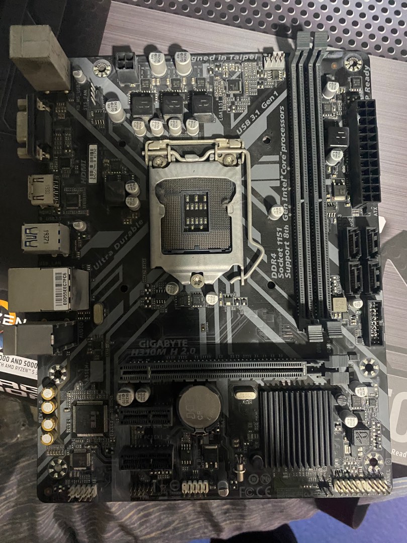 Gigabyte H310M H2.0 Motherboard (Defective), Computers & Tech, Parts ...