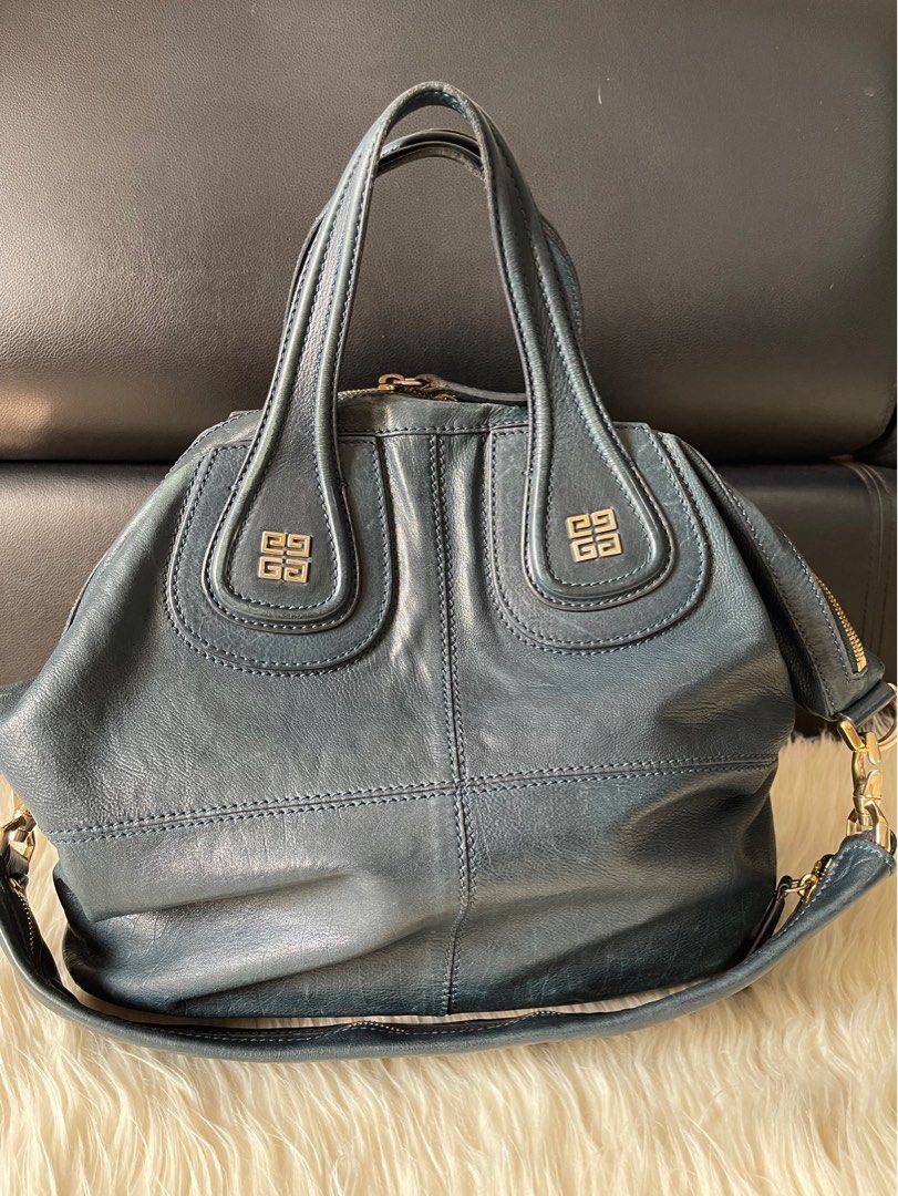 Givenchy Nightingale Medium (Category: Luxury Bags & Wallets) located in Las Pinas. Submitted by bagsandeverything_02 (Listing ID 1280160274, Image 1). Description: Medium sized, no major flaw except whats on the photos, comes with dust bag .
