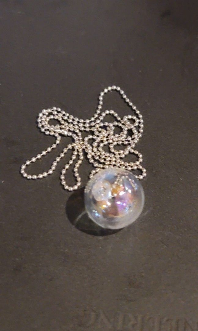 Glass ball new arrivals pendant necklace