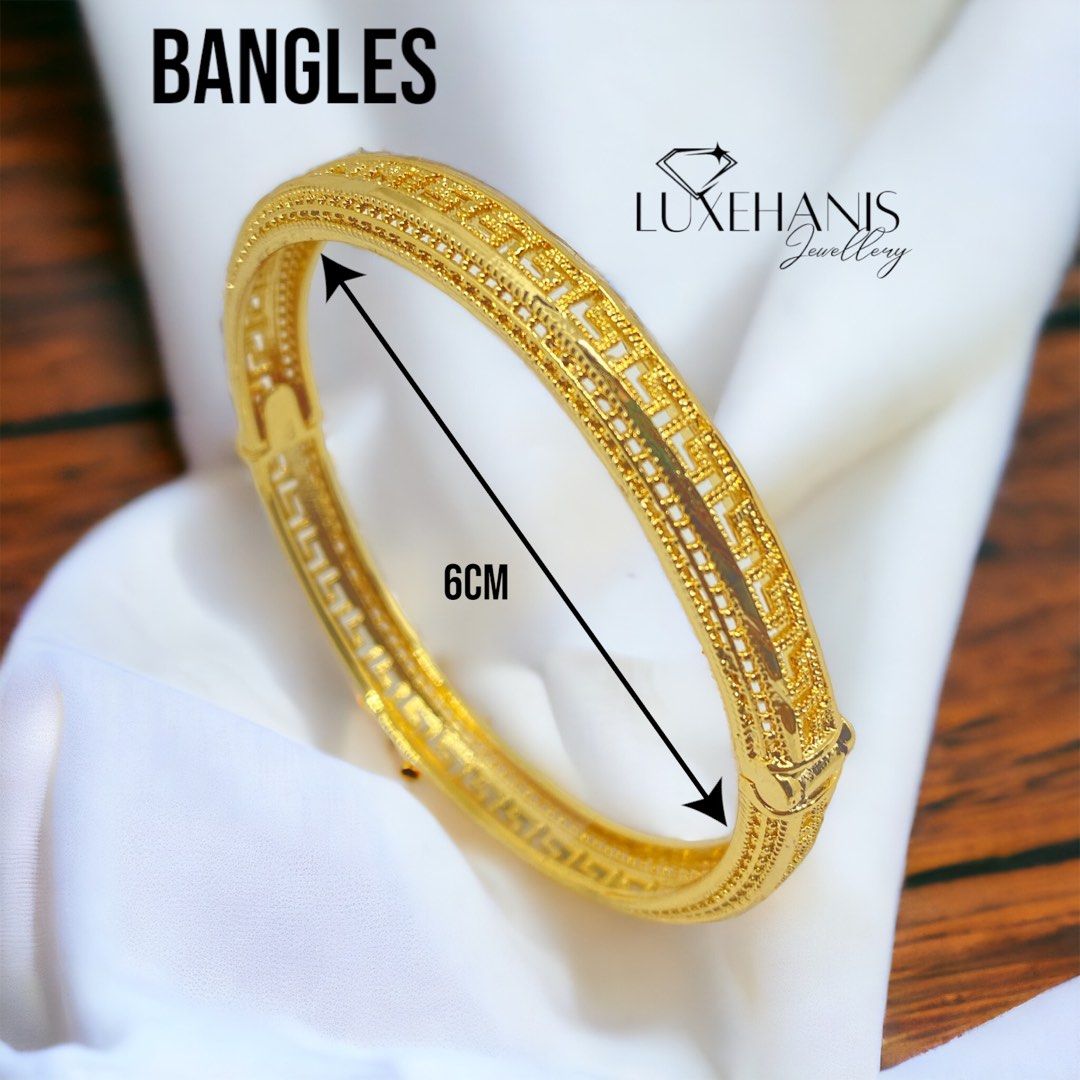 Gold plated bangles gold top plated jewelry