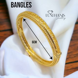 Gold plated top bangles online
