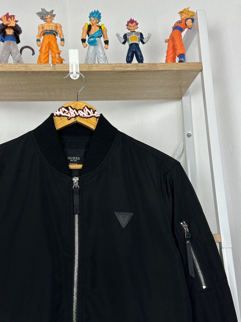 Guess reflective bomber best sale jacket