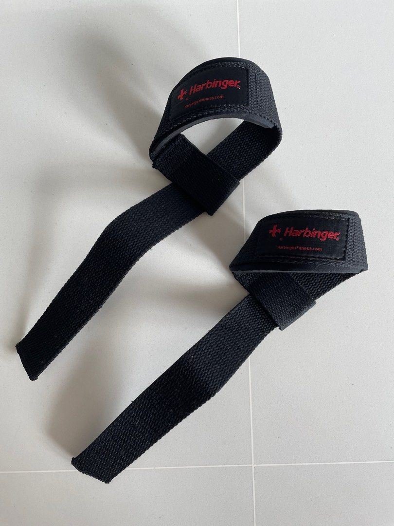 Harbinger Padded Cotton Lifting Straps, Sports Equipment, Exercise &  Fitness, Weights & Dumbbells on Carousell