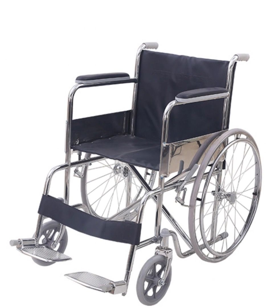 Heavy Duty Steel Foldable #Wheelchair (Category: Wheelchairs) located in Las Pinas. Submitted by morgan1991 (Listing ID 1280264355, Image 1). Description: Metro Manila Bulk and Retail available. Contact Asap: 0917 7102701.