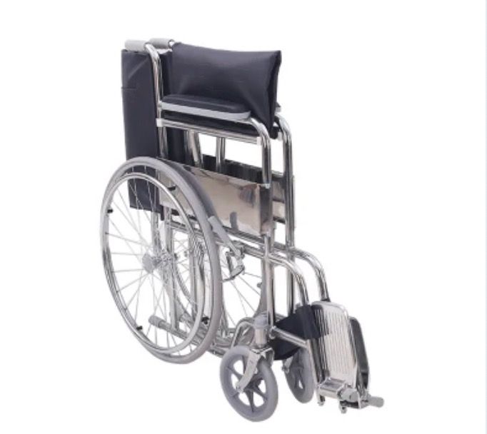 Heavy Duty Steel Foldable #Wheelchair (Category: Wheelchairs) located in Las Pinas. Submitted by morgan1991 (Listing ID 1280264355, Image 3). Description: Metro Manila Bulk and Retail available. Contact Asap: 0917 7102701.