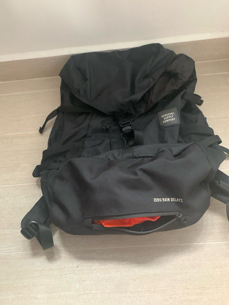 Herschel backpack with rain cover Men s Fashion Bags Backpacks