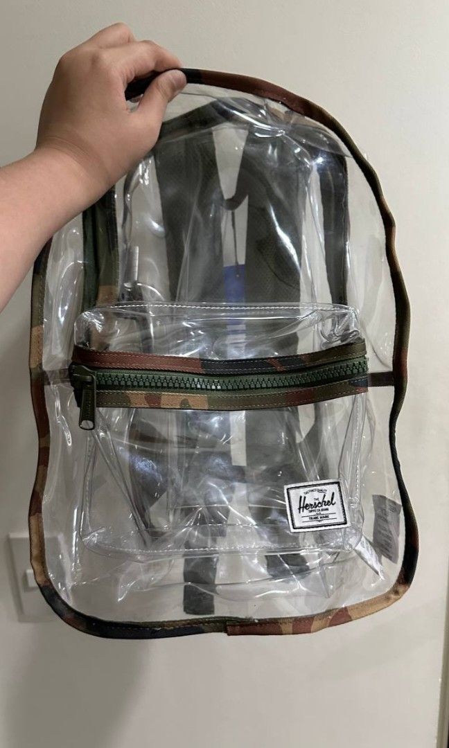 Clear backpack on sale herschel