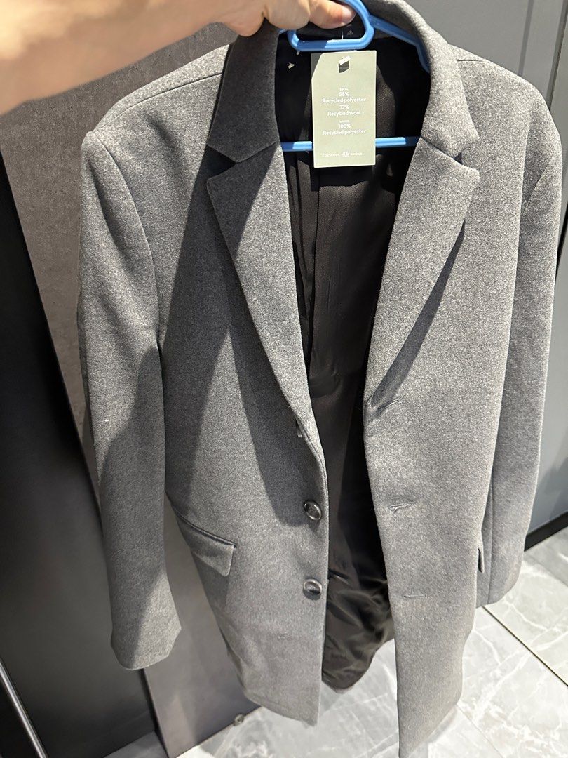 Wool blend coat h&m clearance