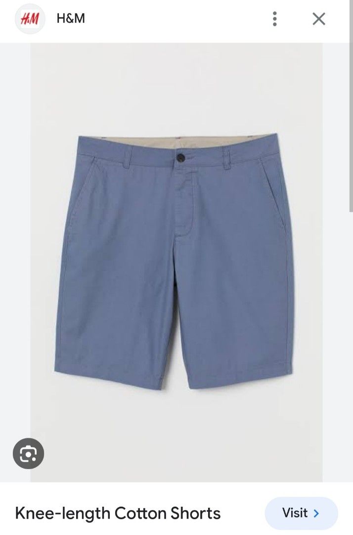 H and m cotton shorts hot sale