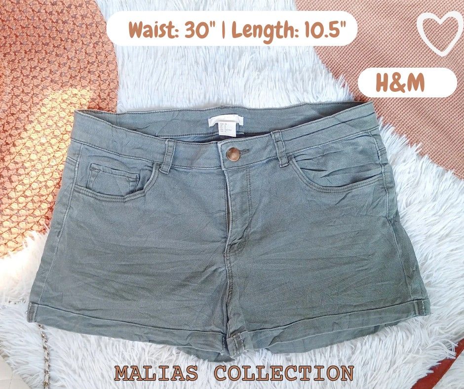 H and m ladies shorts top