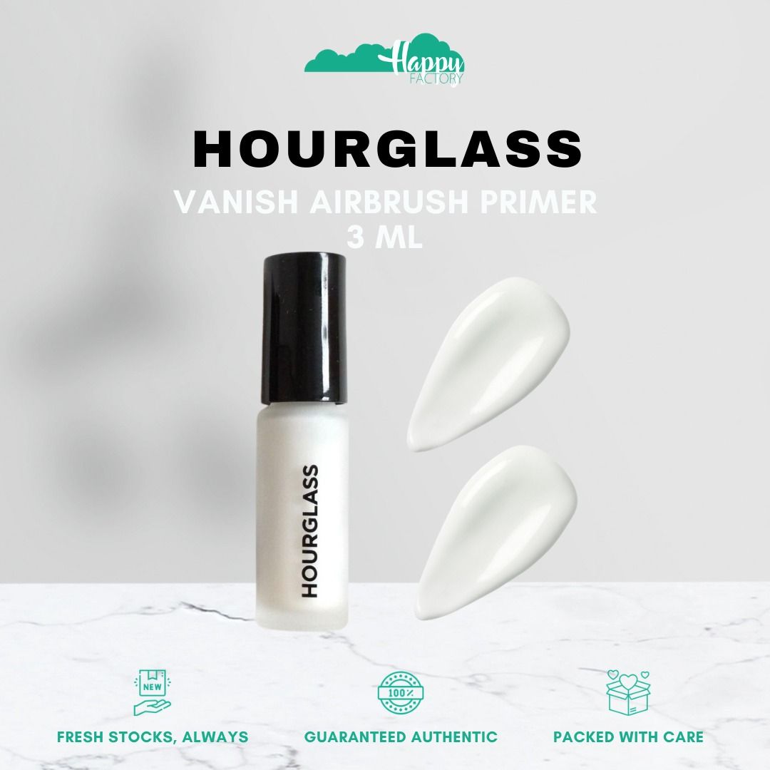 HOURGLASS Vanish Airbrush 3ml (Category: Makeup) located in Quezon City. Submitted by happyfactoryph (Listing ID 1149591322, Image 1). Description: HOURGLASS Vanish Airbrush 3ml – P890 (from P2000) ⁣ Product Details: A translucent, skin-perfecting primer that smooths skin, controls shine and provides a blurred, airbrushed finish while extending makeup wear. Formulated with innovative microspherical powders, this multipurpose primer blurs imperfec