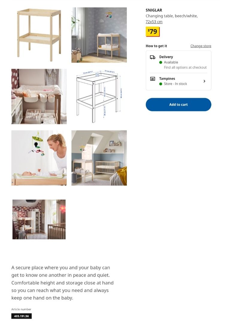 Ikea changing new arrivals table accessories