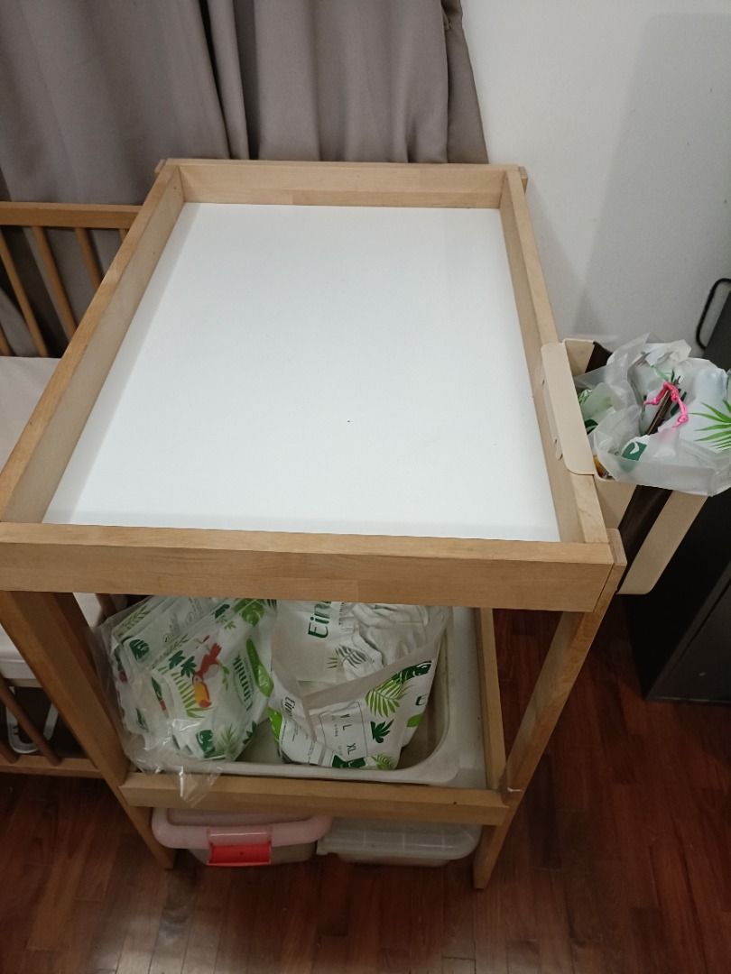 Ikea changing table accessories top
