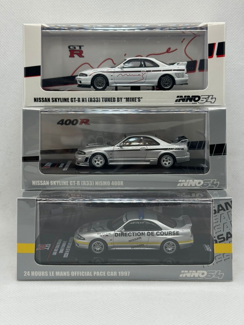 INNO64 1:64 Nissan Skyline GT-R R33 Mine's / Nismo 400R / Le Mans