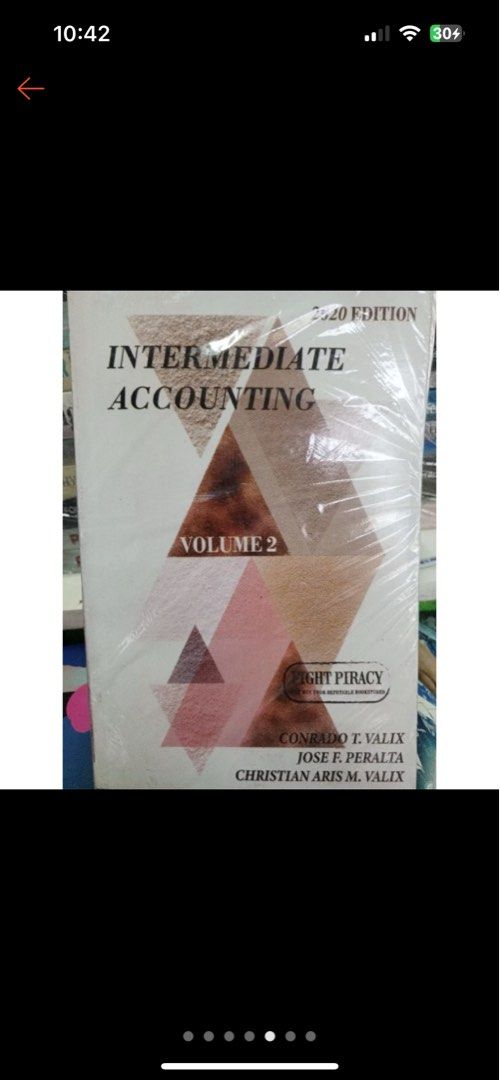 Intermediate Accounting 2020 Ed. vol. 1,2 and 3 (Category: Textbooks) located in Santo Domingo. Submitted by lucaboo (Listing ID 1280227934, Image 1). Description: 150 each.