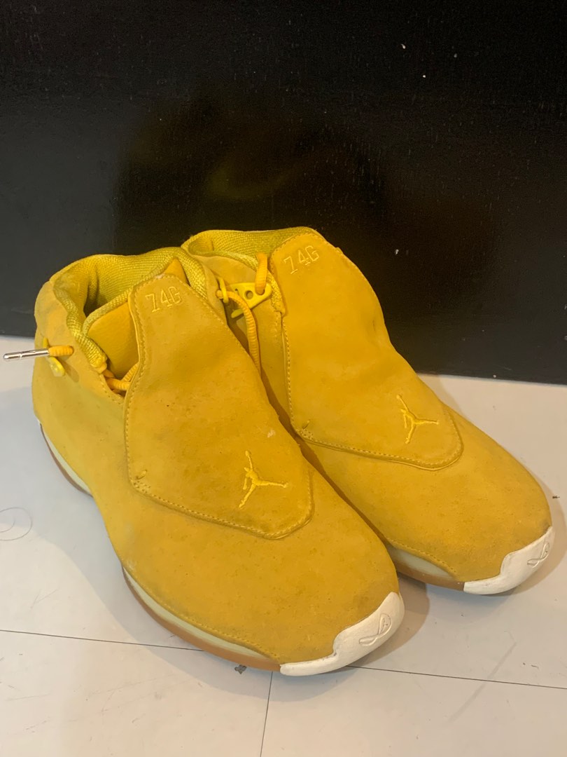 Yellow discount jordan 18s