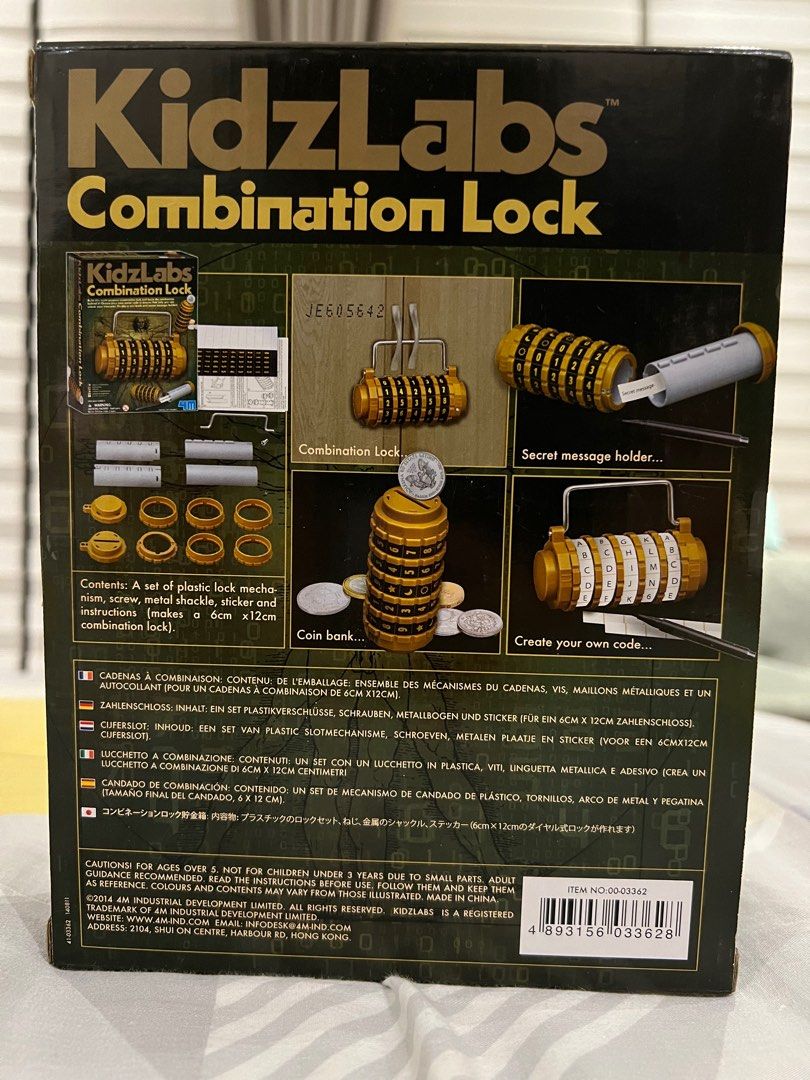 Kidzlab Combination Lock