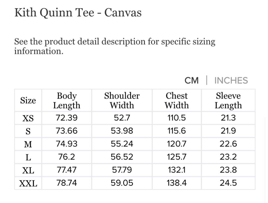 Kith Quinn Tee, Men's Fashion, Tops Sets, Tshirts Polo Shirts