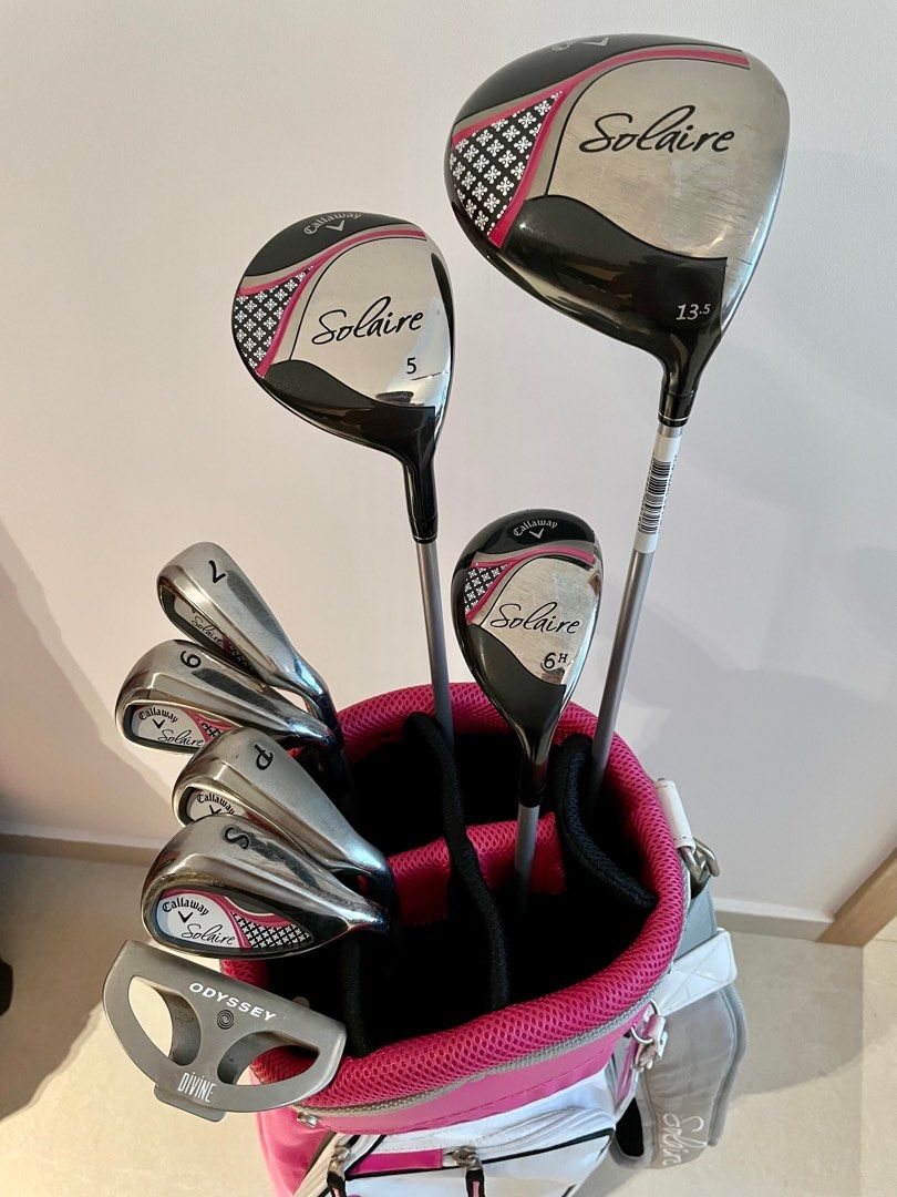 Callaway soleil 出しゃばら ladies golfhalfset