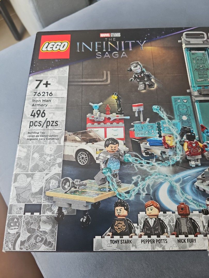 Lego Marvel Iron Man Armoury 76216