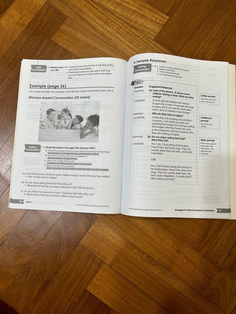 Listening Comprehension And Oral Primary 6 Hobbies Toys Books