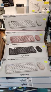 Logitech  Pebble 2 Combo 😉👉纖薄無線鍵鼠套裝英文版(黑色/白色/灰色/粉紅色）可用📲💻🖥️3台裝置 🔥SALE🔥29964167809133954110