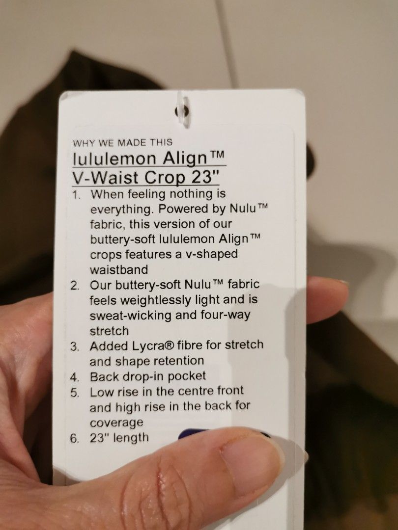 lululemon Align™ V-Waist Crop 23