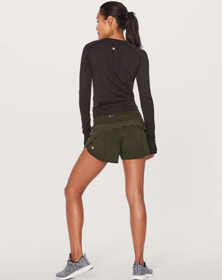 Olive green lululemon shorts store