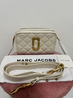 Marc Jacobs Quilted Cloud White Crossbody Bag