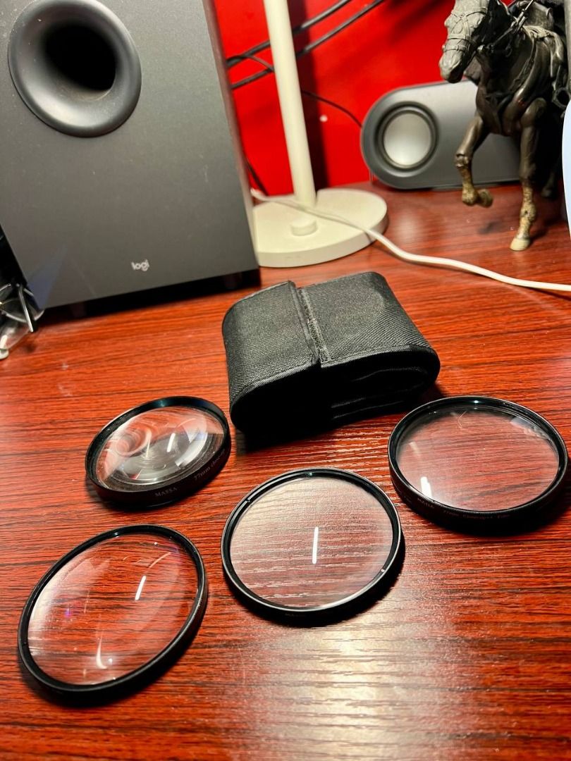 Massa 77MM Set Lens (Category: Lens & Kits) located in Baguio. Submitted by carlbenta (Listing ID 1280226964, Image 2). Description: Massa 77MM Set Lens - 4 pieces lens - With a pouch bag - Still clear lenses - Check pics for more info Location: Baguio City Shipping: J&T/FLASH .